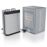 thumbnail of Brandson Keramikheizgerät, Heizlüfter mit Temperaturregelung, 1500W, 2 Leistungsstufen, Überhitzungsschutz, Thermosicherung, Umkippschutz, Silber