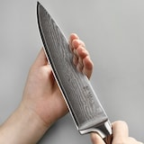 thumbnail of Wakoli Edib 6er Damastmesserset I 8 - 20 cm Klinge I mit Messerblock