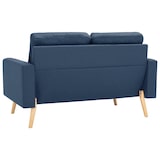 thumbnail of vidaXL 2-Sitzer-Sofa Blau Stoff