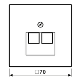 thumbnail of Jung Abdeckung für IAE/UAE LC 969-2 UA 263 LC969-2UA263