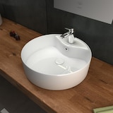 thumbnail of Alpenberger Keramik Aufsatzwaschbecken 40 cm Ø | Nano-Beschichtung für perfekte Hygiene Aufsatz Waschschüssel