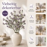 thumbnail of LAYBA Kunstblumen 3er Set Lila Violett Weiß 65 cm Schleierkraut