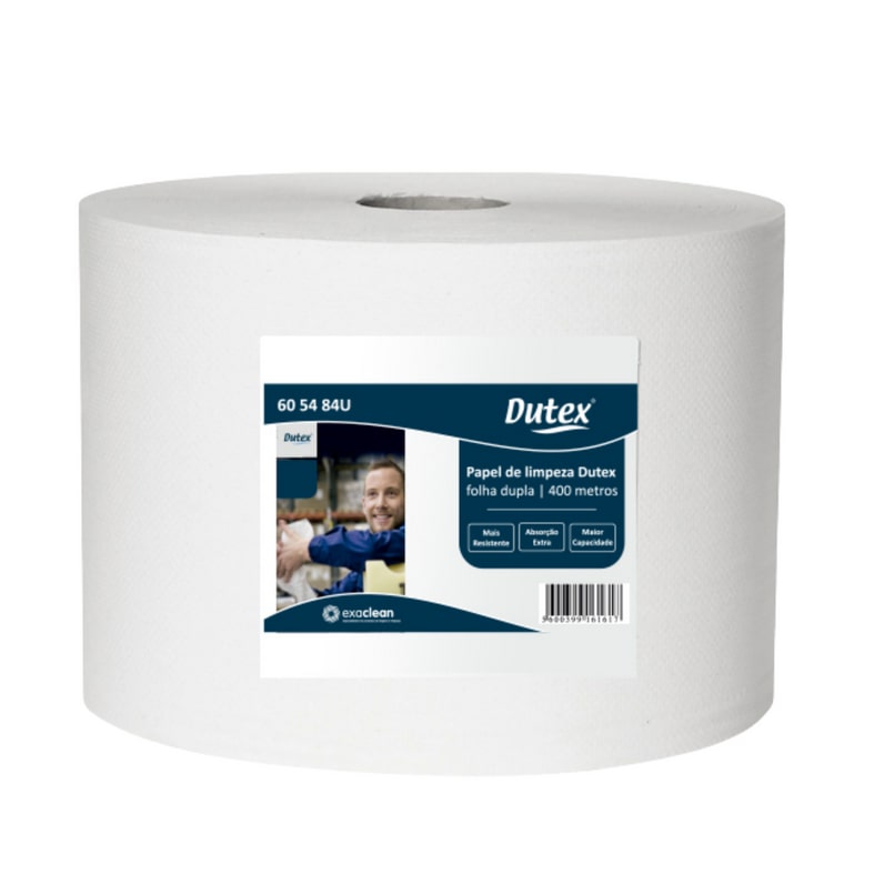 Rolo Industrial Dutex, Folha Dupla - 400m - 1 Rolo
