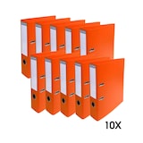 thumbnail of Exacompta - Réf. 53744E - Carton de 10 Classeurs à levier A4 Prem'Touch - Dos 70mm - Mécanique 75mm - 32 x 29 x 7 cm - Orange