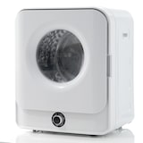 thumbnail of Merax Mini Ablufttrockner 3 kg, wandmontierbar, 4,5 kg effektiv, PTC-Keramikheizung, Edelstahl-Trommel, 5 Programme, leise 62 dB, Weiß