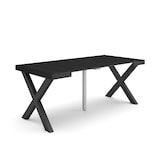 thumbnail of Ausziehbarer Konsolentisch, 180x90x73cm, Für 8 Personen, Holzbeine, Moderner Stil, Schwarz _ 232_41
