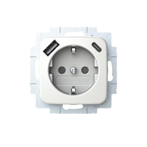 Busch-Jaeger SCHUKO Steckdose 20 EUCB2USBAC-214 2CKA002011A6296