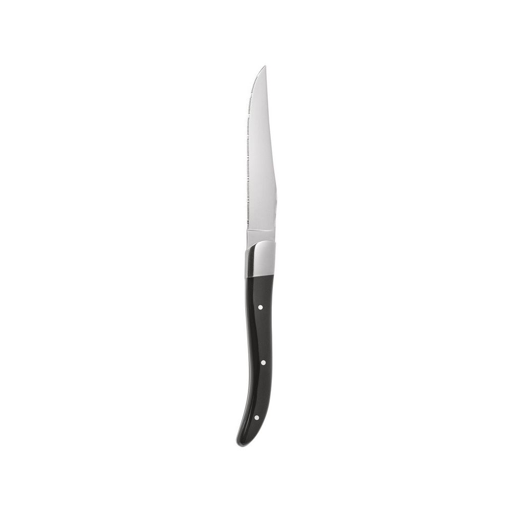 Cuchillo para carne Comas ACR negro de 22,5 cm (paquete de 6)