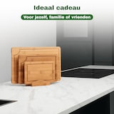 thumbnail of Bikolo® Snijplankenset Met Houder 3-Delig - Snijplanken Bamboe