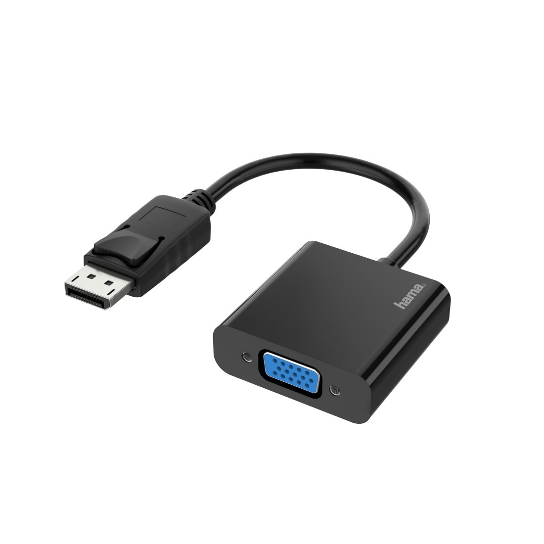 Hama 00200337 Adaptador de cable de vídeo DisplayPort VGA (D-Sub) Negro