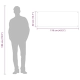 thumbnail of vidaXL Keuken Spatscherm Doorzichtig 110 x 40 cm gehard glas