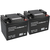 thumbnail of Akku-Satz Batterie für Scooter Elektromobil Dietz Agin, 2 x 12V 50Ah Blei AGM Multipower