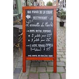 thumbnail of Securit Kreidetafel Sandwich schwarz