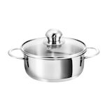 thumbnail of Kopf Mini Topfset Parvus (Edelstahl, 2-teilig, 12 + 14 cm, inkl. Glasdeckel, Induktion)