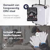 thumbnail of 4toolz® Gereedschapskoffer XXL - 1020-delig - Aluminium trolley met wielen