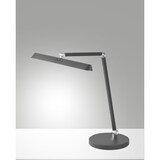 thumbnail of Lámpara de mesa LED Beba 12W antracita CCT 3000K 4000K 6000K aluminio y metacrilato regulable táctil, diseño moderno elegante
