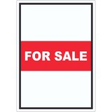 thumbnail of For Sale Aufkleber mit Text Werbeaufkleber hochkant A0 (841x1189mm)