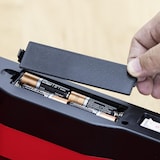 thumbnail of SWAN Retro Mülleimer mit Automatisch öffnender Sensor, Metall, 45 L, Vintage-Design, SWKA4500RN, Rot