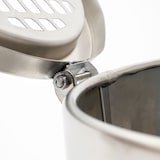 thumbnail of Danieli - Posacenere da Esterno da Parete in Acciaio Spazzolato. Posacenere da Muro con Gettacarte e Griglia in Acciaio. Capienza 12 Litri