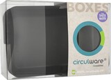 thumbnail of 8 `Circulware by Haval` Mehrweg-Schalen Mix & Match eckig 4,7 cm x 15,6 cm x 23,4 cm schwarz