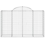 thumbnail of vidaXL Gabionen mit Hochbogen 10Stk. 200x50x120/140cm Verzinktes Eisen