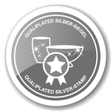 thumbnail of Vase Tromba  (Höhe 15 cm, Ø 14 cm), silberfarben,  schwerversilbert