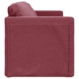 thumbnail of vidaXL Bodensofa mit Schlaffunktion Weinrot 112x174x55 cm Stoff