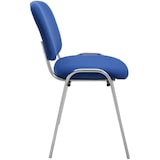thumbnail of Besucherstuhl Ken Chrom Stoff blau