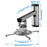 thumbnail of HFTEK® Universal-Wand-Halterung für Beamer und Projektoren（FA03PRS）