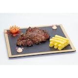 thumbnail of ADRIER - TTRCB3822-WS - Lot de 6 unités - Collection Tofu&Kale - Base rectangulaire - (38 x 22 cm) - Bois/Noir - Mélamine
