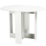 thumbnail of Mesa de Comedor Plegable con 2 Alas Abatibles Madera para Cocina 104x76x73,7 cm