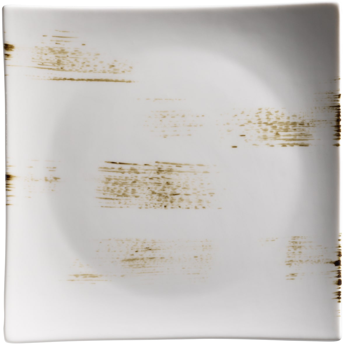 MÄSER Dessertteller quadratisch 21 cm, Serie DERBY, Weiß, 6er Set, 593090