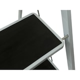 thumbnail of aro Escadote dobrável, 3 degraus, aço / plástico, 44,5 x 69 x 102,5 cm, branco