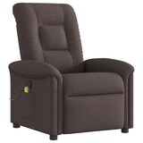 thumbnail of vidaXL Massagesessel Dunkelbraun Stoff
