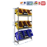 thumbnail of SimonRack Estantería Cajas de Bebidas, 9 Cajas, 1800x1000x300 mm, Estantería para Bebidas, Gris - Simonbottle