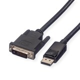 thumbnail of ROLINE DisplayPort Kabel DP ST - DVI ST, LSOH, schwarz, 3 m