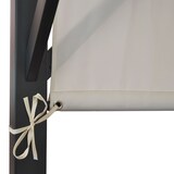 thumbnail of Pergola Baia, Garten Pavillon Terrassenüberdachung, stabiles 6cm-Stahl-Gestell + Schiebedach ~ 4x4m