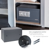 thumbnail of HMF 4612112 Tresor mit Zahlenschloss, Möbeltresor, 31 x 20 x 20 cm, Anthrazit