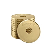 thumbnail of CombiCraft Waschmaschinenmünze mit Referenz Miele 1699370 Ø24mm mit Loch - 100 Stücke