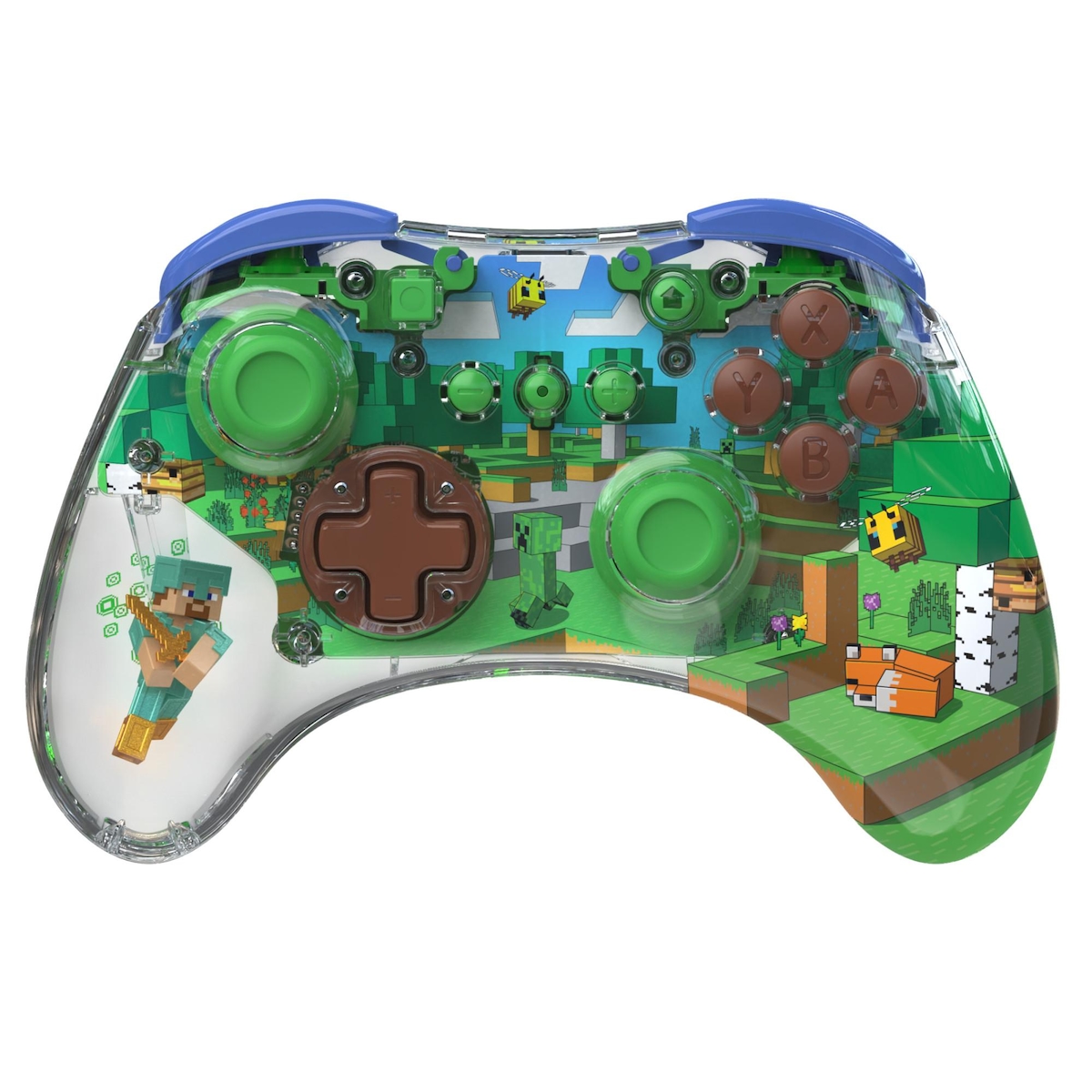 PDP REALMz Wireless Controller - Minecraft Forest für