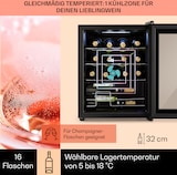 thumbnail of Klarstein Shiraz 16 Uno Weinkühlschrank 42l Touch-Bedienfeld 131W 5-18°C Schwarz