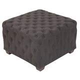 thumbnail of Pouf trapuntato Nimes in tessuto grigio scuro