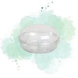 thumbnail of ECOLOMIQUE - 50 Pcs - Pot Deli PET transparent avec couvercle dôme - 125 ml, Diam: 10 cm, Hauteur: 4,8 cm - ECO210DELICO4