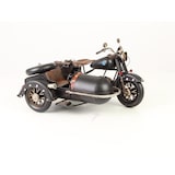 thumbnail of Moritz Motorad mit Beiwagen Chopper Oldtimer Motorrad Modell Metall Zinn Deko