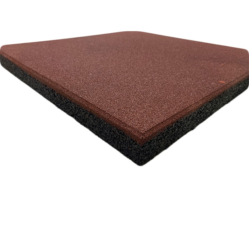 Loseta de Caucho 500x500x20 mm Roja| Lestare  | PAV0077