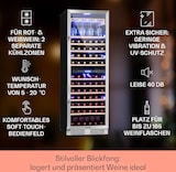 thumbnail of Klarstein Vinovilla Grande 165 Built-in Duo Weinkühlschrank 425l 165Fl. Glastür Schwarz