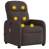 thumbnail of vidaXL Massagesessel Dunkelbraun Stoff