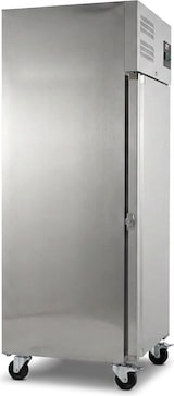 thumbnail of Romux® Kühlschrank mit 1 Tür 74 cm mit Umluftkühlung | Gastro Kühlschrank aus Edelstahl mit 650 L Kapazität - 3 Einlegeböden und 550 W