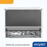 thumbnail of Exquisit Geschirrspüler GSP206-030D weiss | Spülmaschine 55 cm | Power+ | ECO Modus | Tischgerät