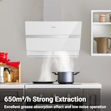 thumbnail of CIARRA A+++ 650 m³/u kookfornuis 60 cm hoofdbereik bonnet WIFI + APP & Touch Control Booster VM6736NW